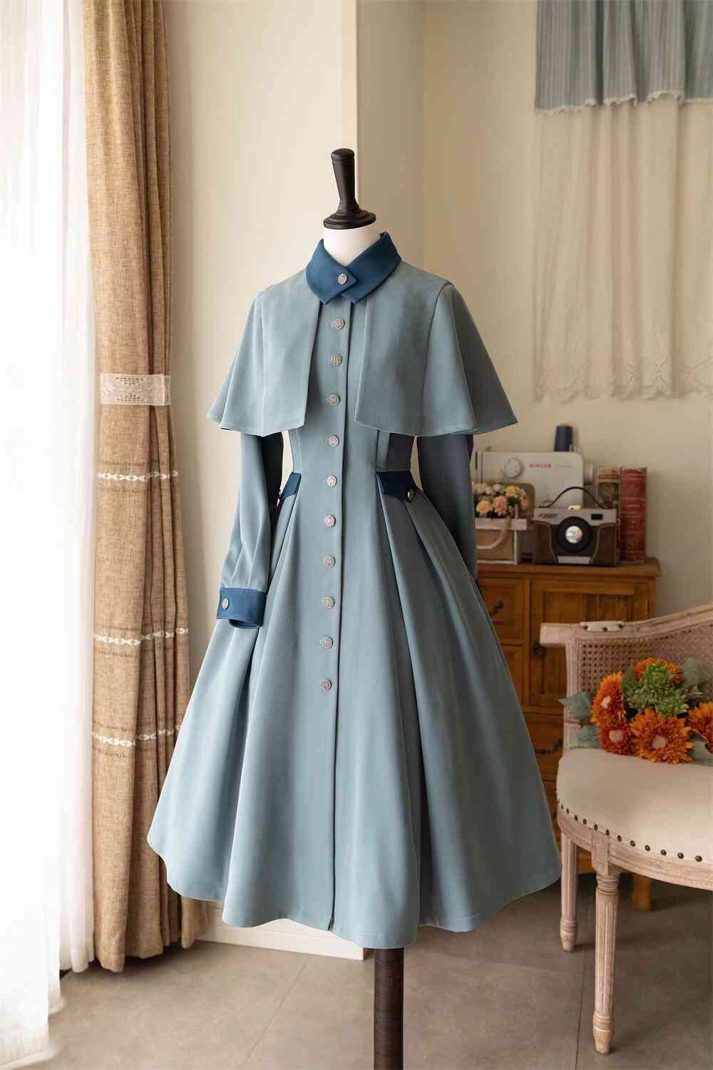Vintage Victorian Fashion - Victorian Vintage Lolita Style Long Dress