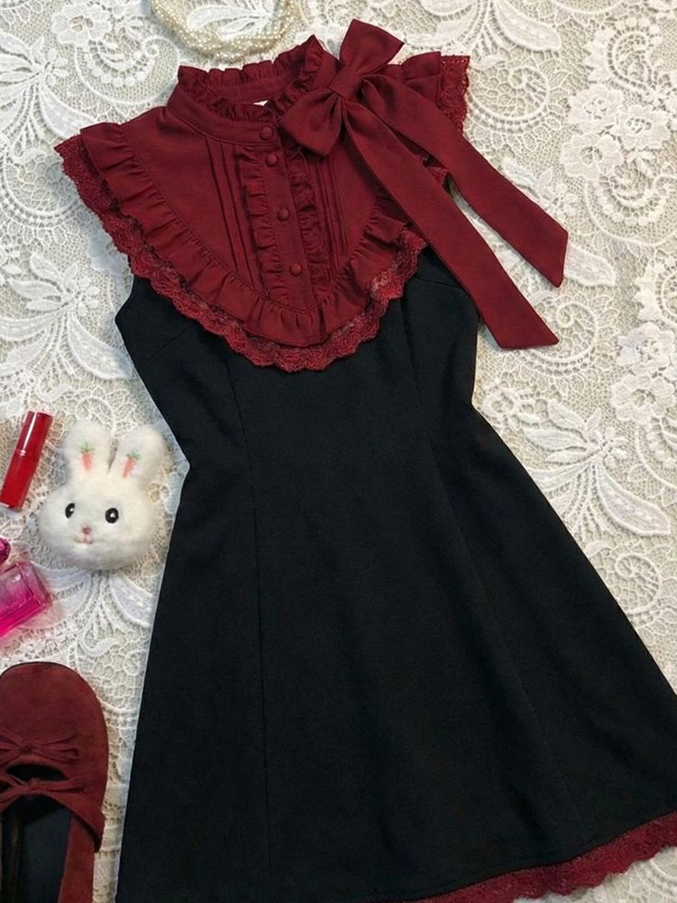 Sweet Dresses Sleeveless Y2k 9 - огляд і ціна Turtleneck Knit 90S