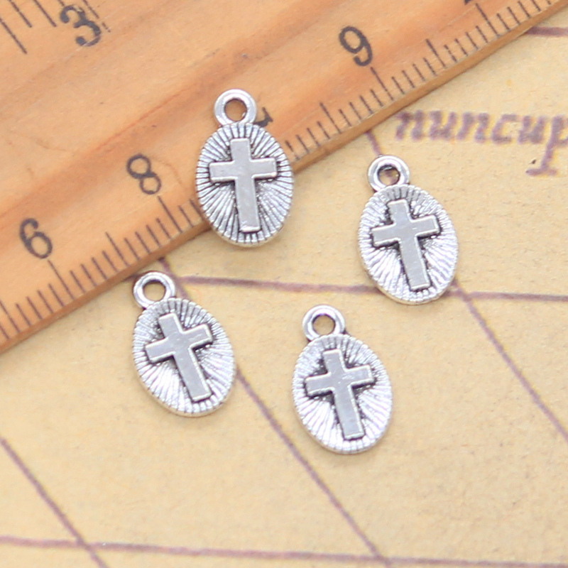 30pcs Charms Cross 13x8mm Anti - огляд і ціна Vintage Fashion Finds