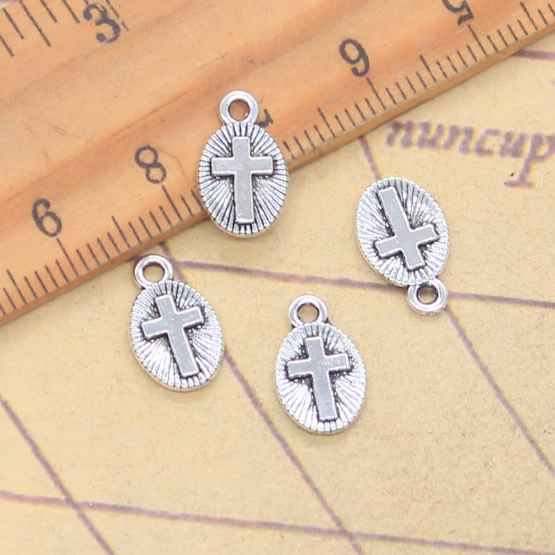 30pcs Charms Cross 13x8mm Anti - огляд і ціна Vintage Fashion Finds
