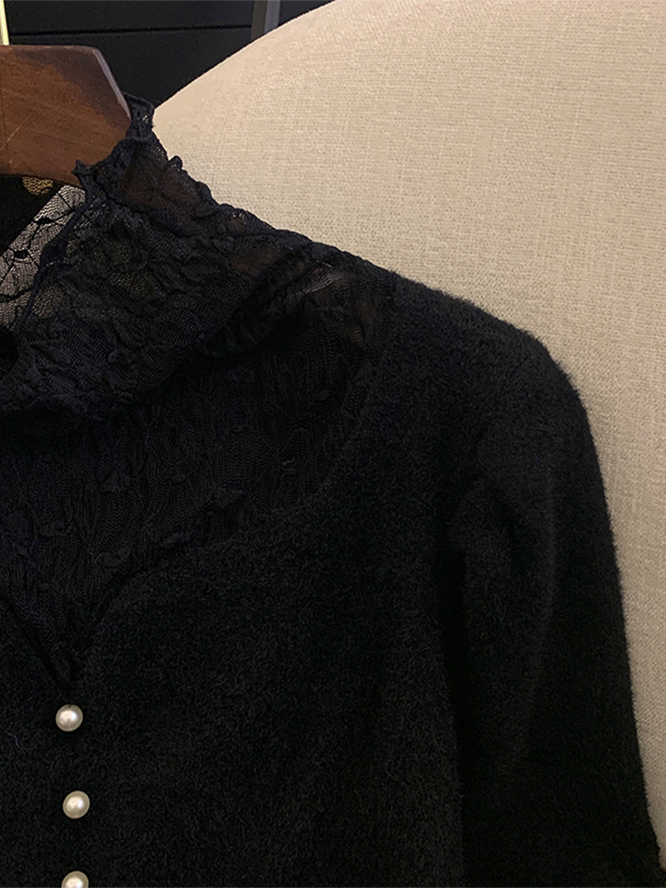 Women's Coffee Pullover Turtle - огляд і ціна Turtleneck Knit 90S