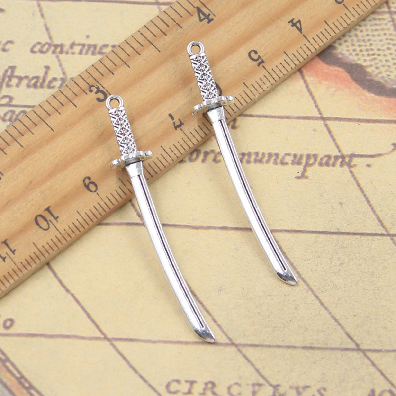 20pcs Charms Katana Knife 49x8 - огляд і ціна Vintage Fashion Finds