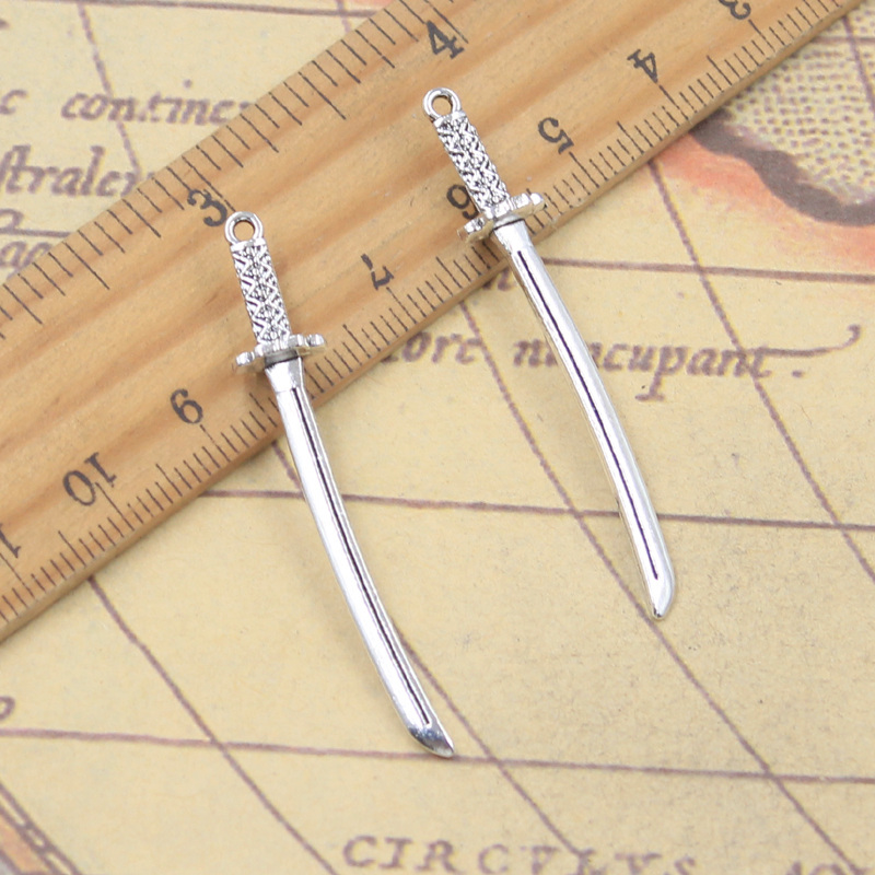 20pcs Charms Katana Knife 49x8 - огляд і ціна Vintage Fashion Finds
