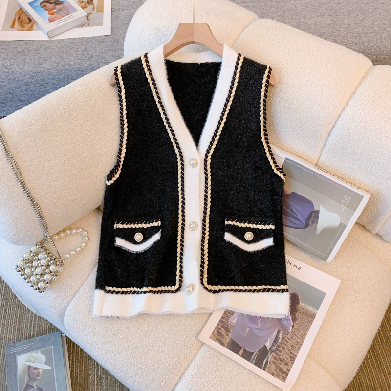 Black Warm 3 Piece Sets Womens - огляд і ціна Turtleneck Knit 90S