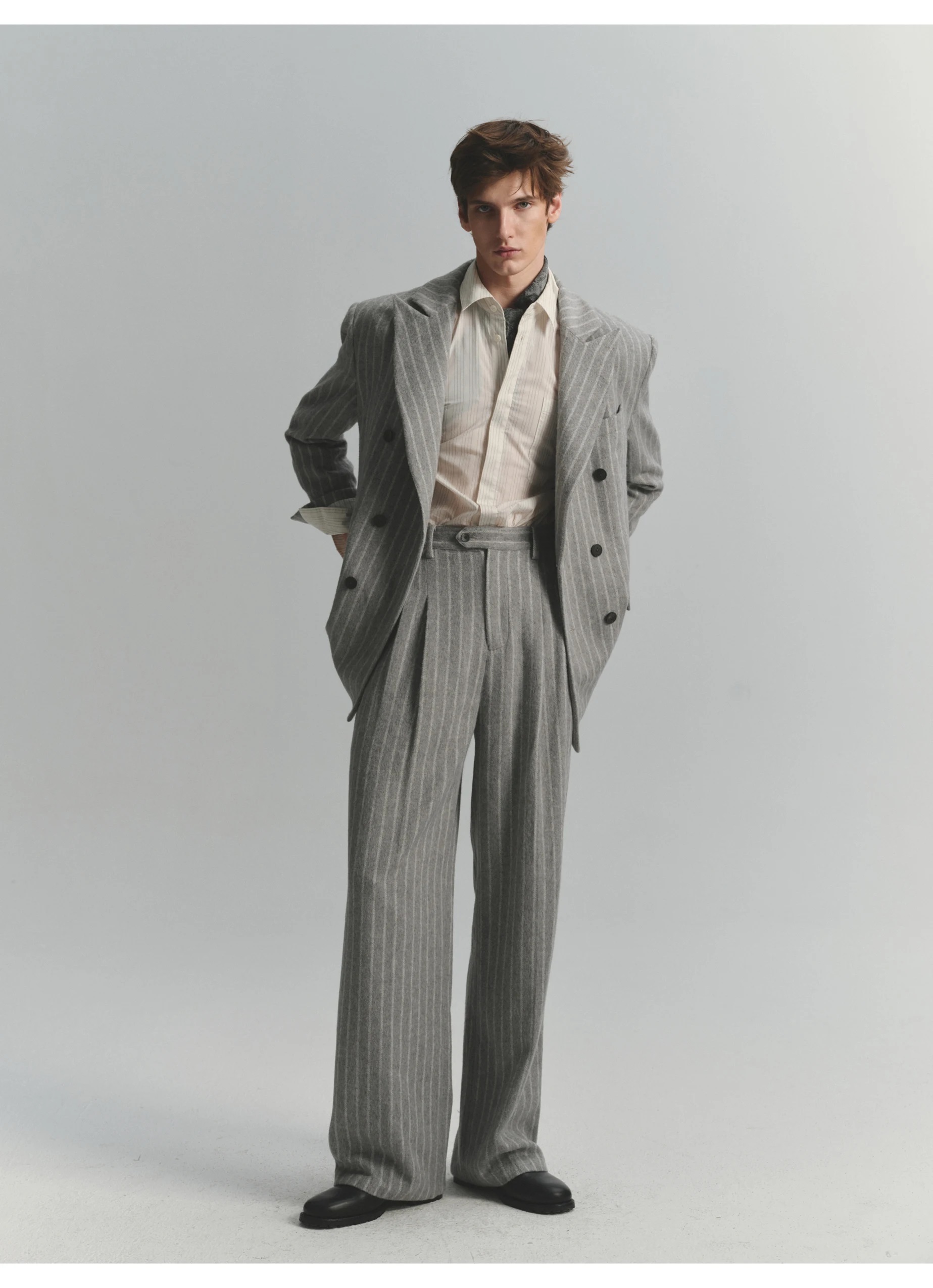 Men's Striped Pants High-Stree - огляд і ціна Vintage Fashion Old Money