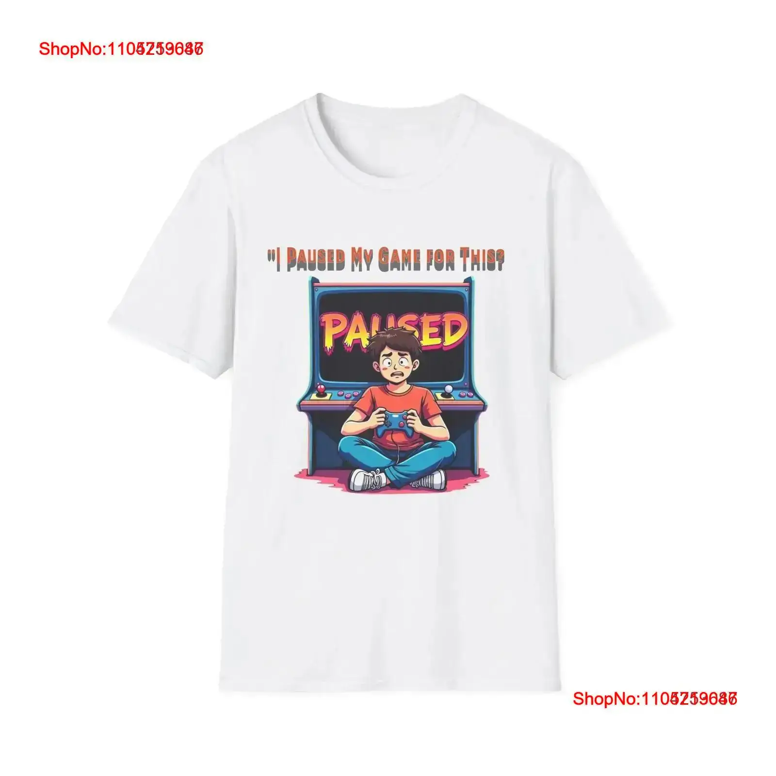 Gamer T Shirt I Paused My Game - огляд і ціна Vintage Fashion Video