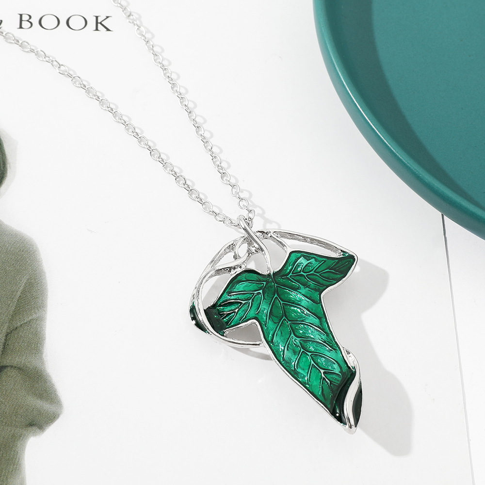 Vintage Green Leaf Pendant Nec - огляд і ціна Vintage Fashion Tv