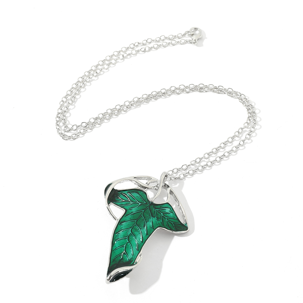 Vintage Green Leaf Pendant Nec - огляд і ціна Vintage Fashion Tv
