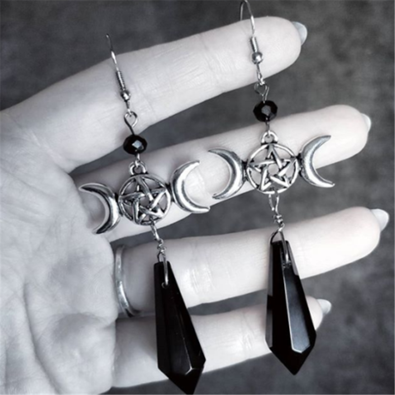 New Goth Black Rose Earrings w - огляд і ціна Vintage Victorian Fashion