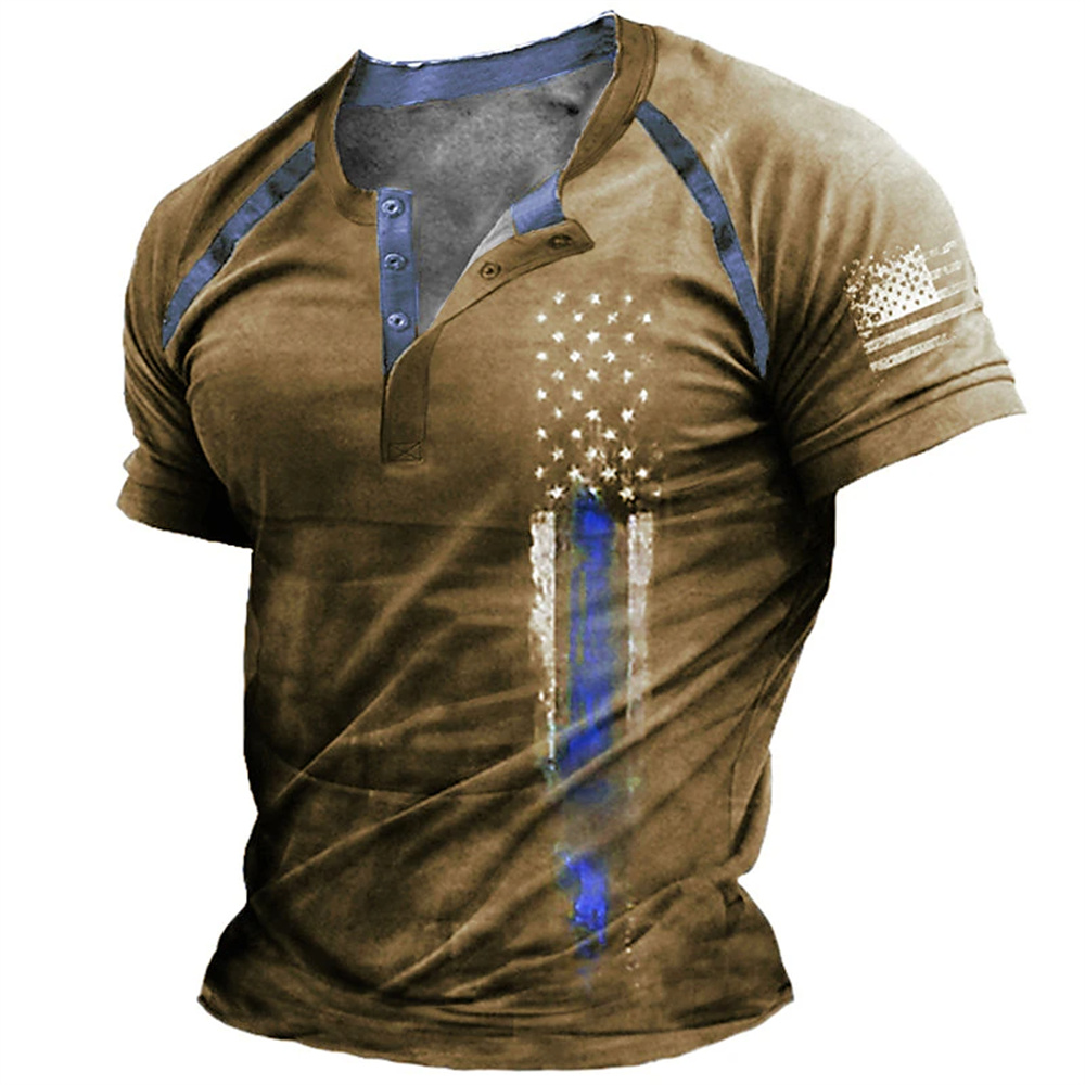 Funny 3D American Flag Print M - огляд і ціна Usa Vintage Fashion