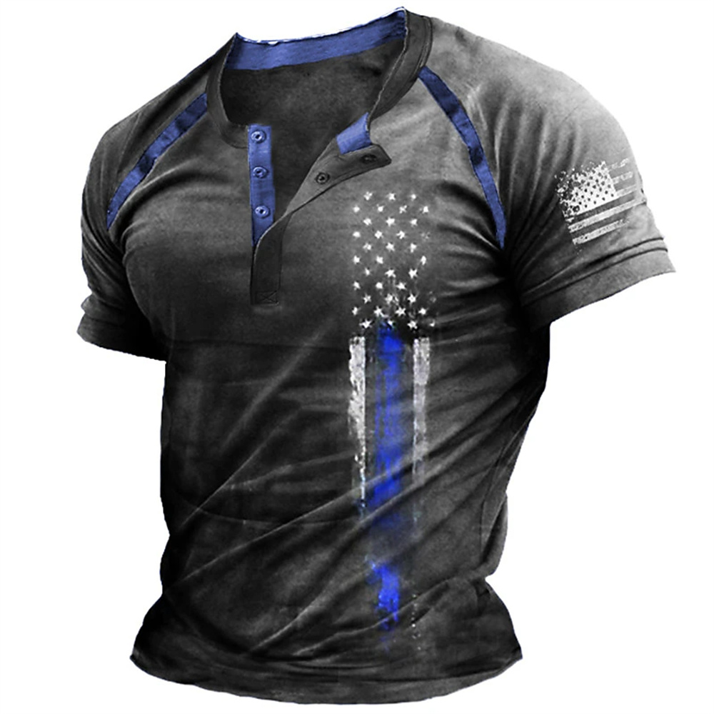 Funny 3D American Flag Print M - огляд і ціна Usa Vintage Fashion