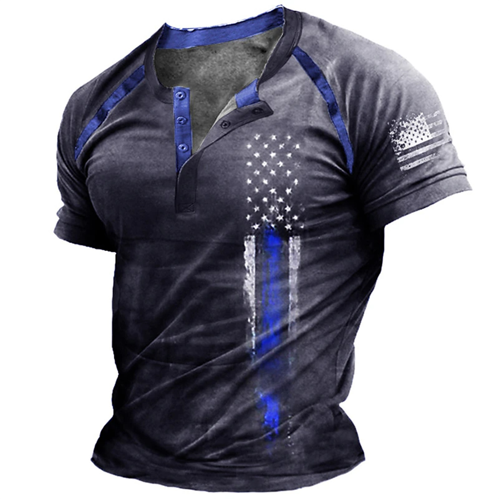 Funny 3D American Flag Print M - огляд і ціна Usa Vintage Fashion