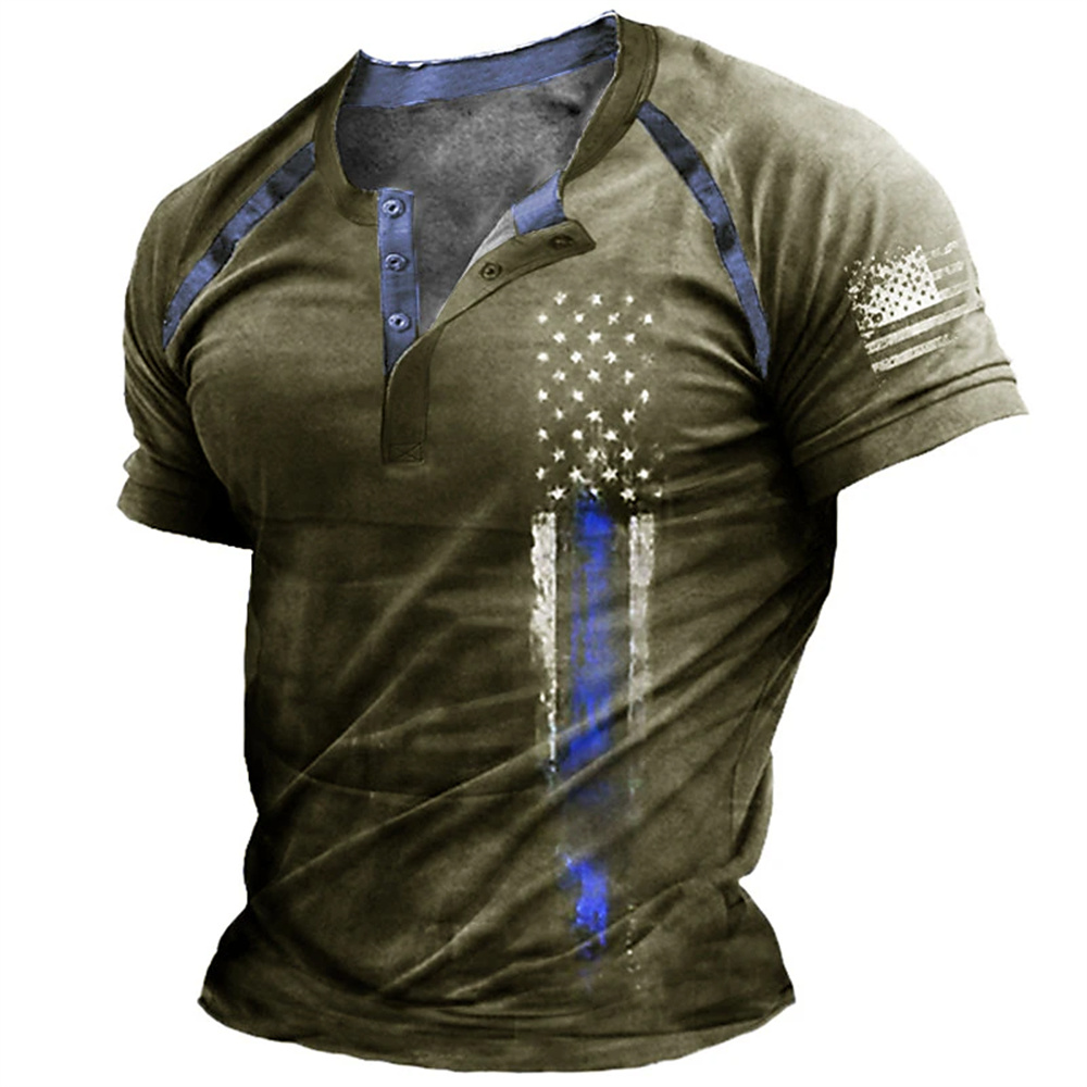 Funny 3D American Flag Print M - огляд і ціна Usa Vintage Fashion