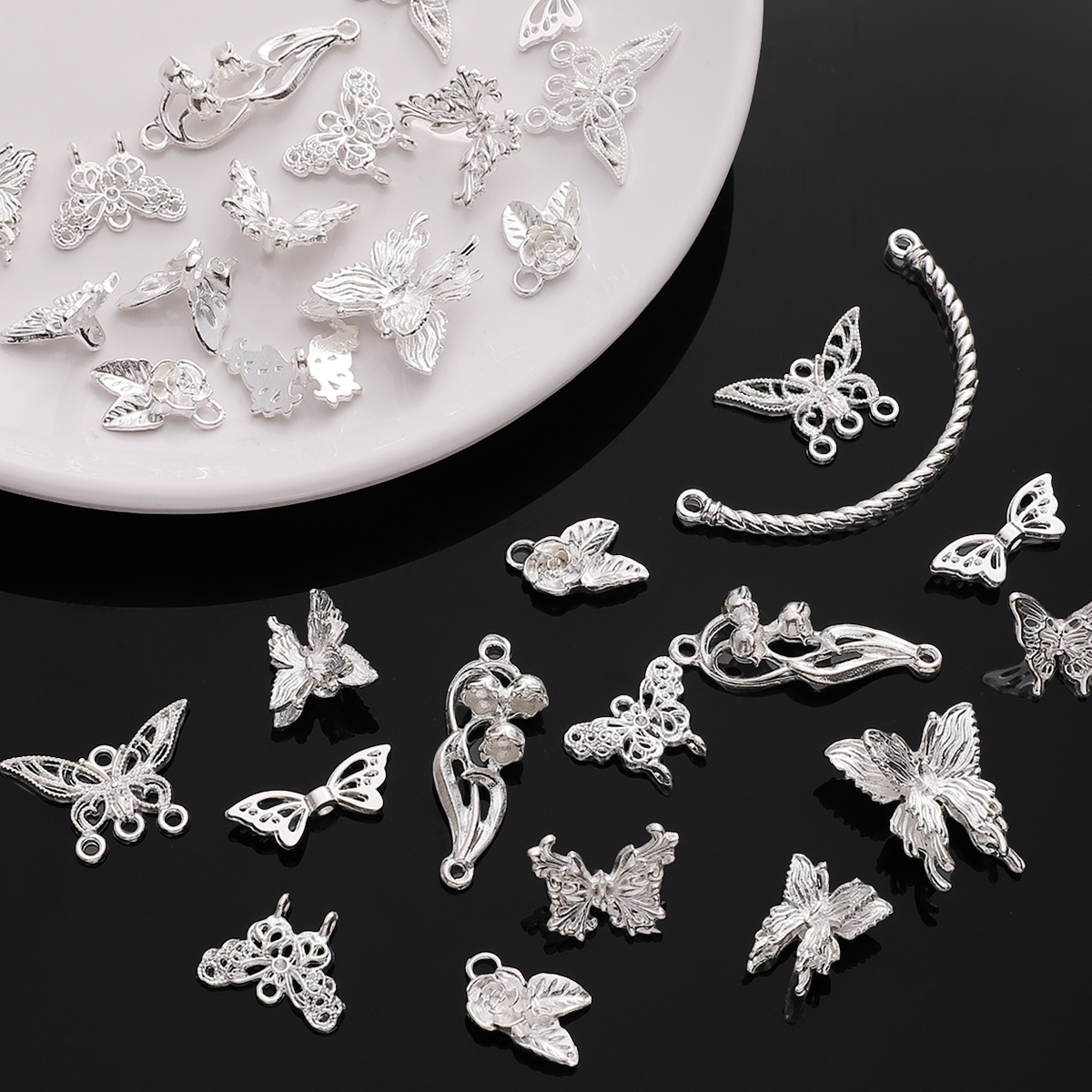 1-5pcs Beads Alloy Vintage Flo - огляд і ціна Vintage Fashion Earrings