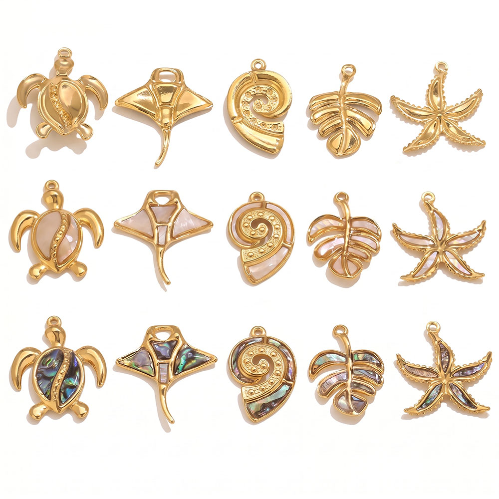 2pcs Enamel Ocean Animal Charm - огляд і ціна Vintage Fashion Finds