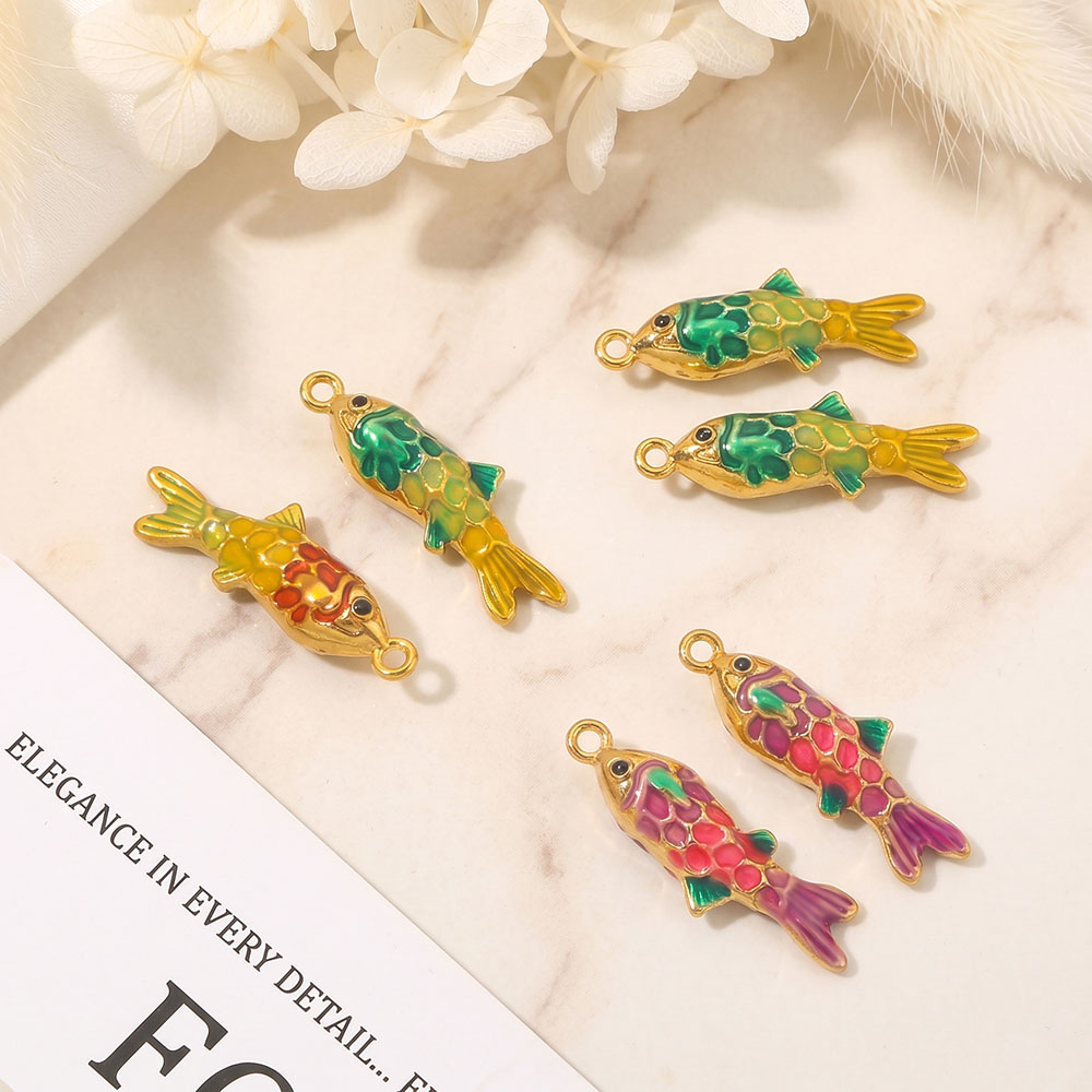 2pcs Enamel Ocean Animal Charm - огляд і ціна Vintage Fashion Finds