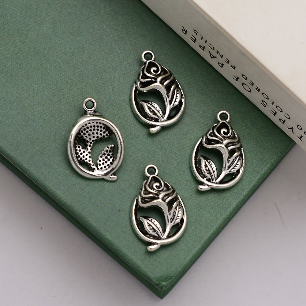 20pcs/lot--19x12mm Antique Sil - огляд і ціна Vintage Fashion Finds