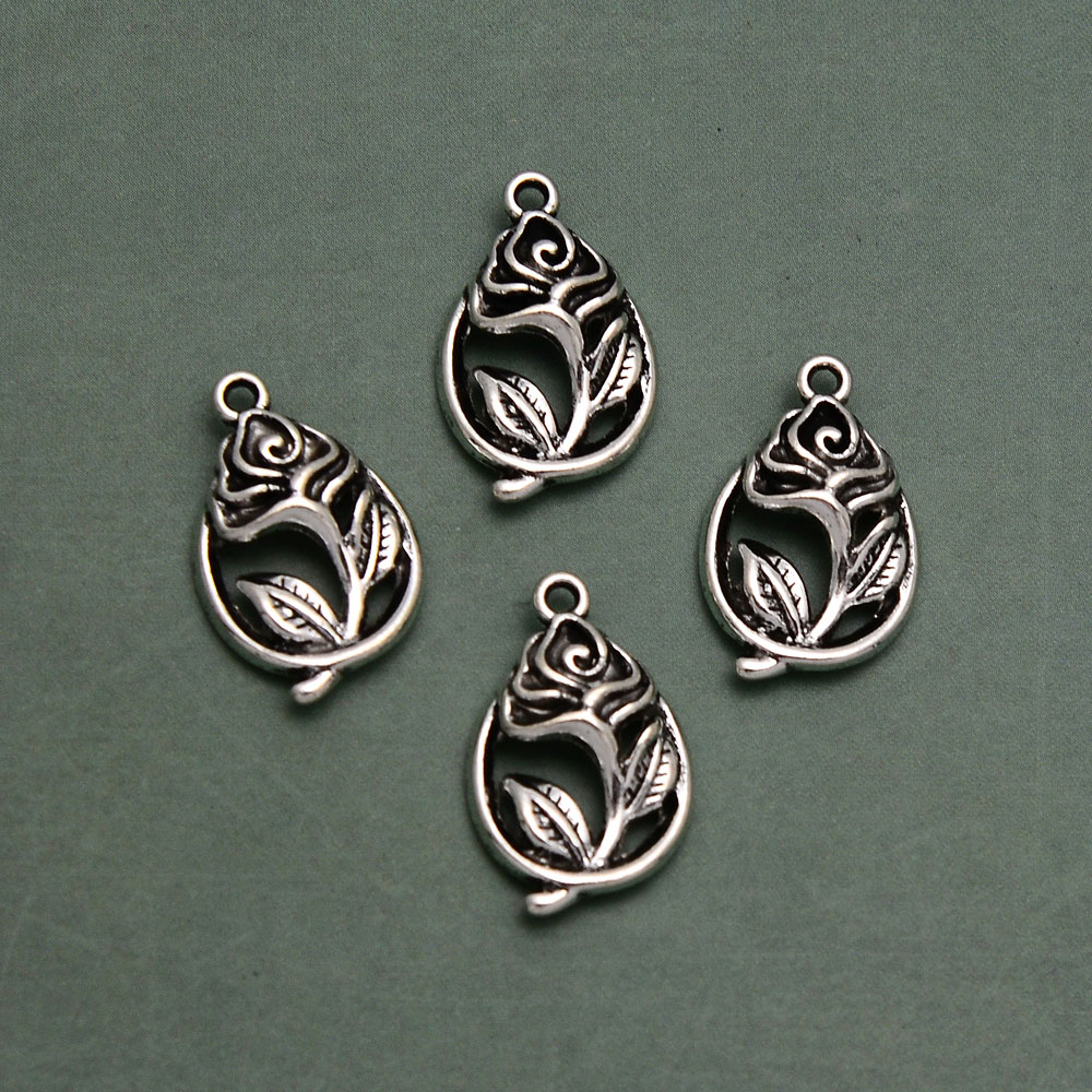 20pcs/lot--19x12mm Antique Sil - огляд і ціна Vintage Fashion Finds