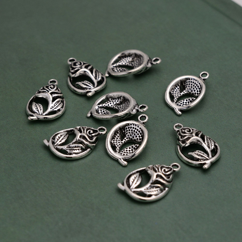 20pcs/lot--19x12mm Antique Sil - огляд і ціна Vintage Fashion Finds