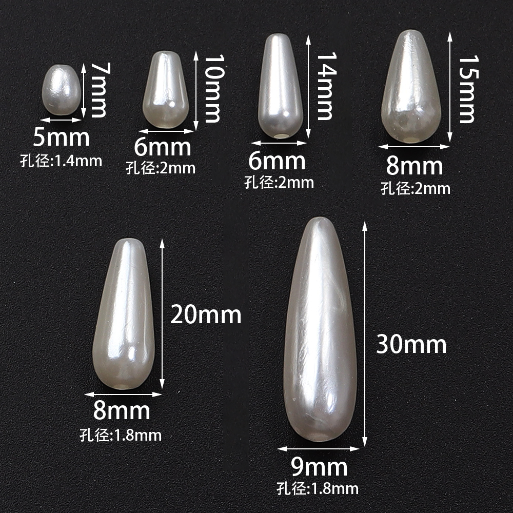 30-500pcs/lot Biege Waterdrop  - огляд і ціна Vintage Fashion Earrings