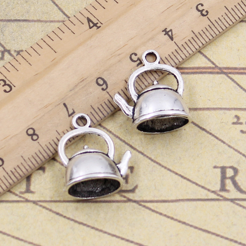 15pcs Charms Teapot Kettle 20x - огляд і ціна Vintage Fashion Finds