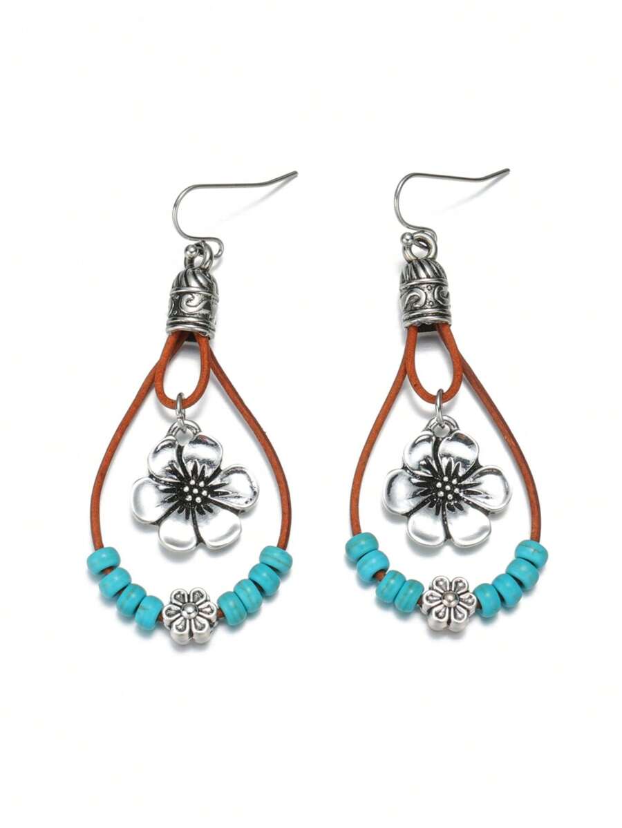 1 Pair Bohemian Style Alloy Pl - огляд і ціна Vintage Fashion Earrings