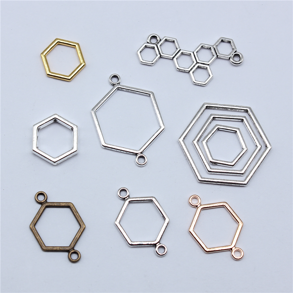 40pcs Hexagonal Honeycomb Char - огляд і ціна Vintage Fashion Finds