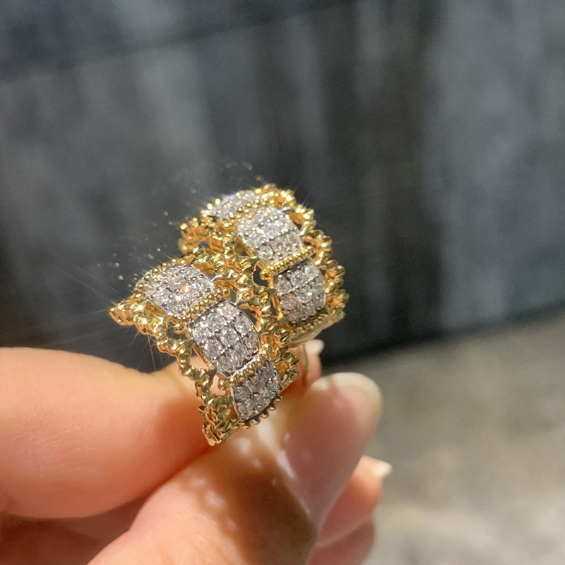 Aazuo Vintage Style Real 18K Y - огляд і ціна Vintage Fashion Earrings