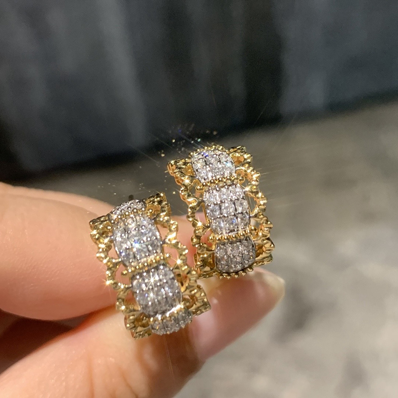 Aazuo Vintage Style Real 18K Y - огляд і ціна Vintage Fashion Earrings