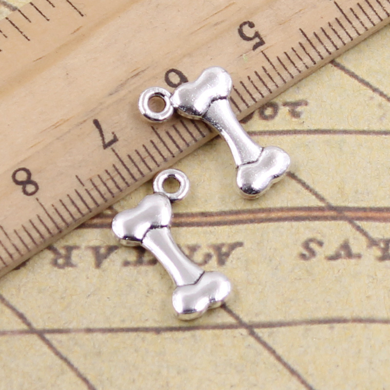 40pcs Charms Dog Bone 16x10mm  - огляд і ціна Vintage Fashion Finds