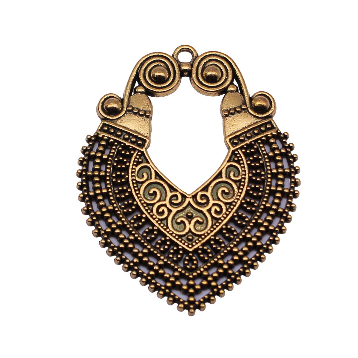 8pcs 48x37mm(1.89x1.46inch) 2  - огляд і ціна Vintage Fashion Earrings