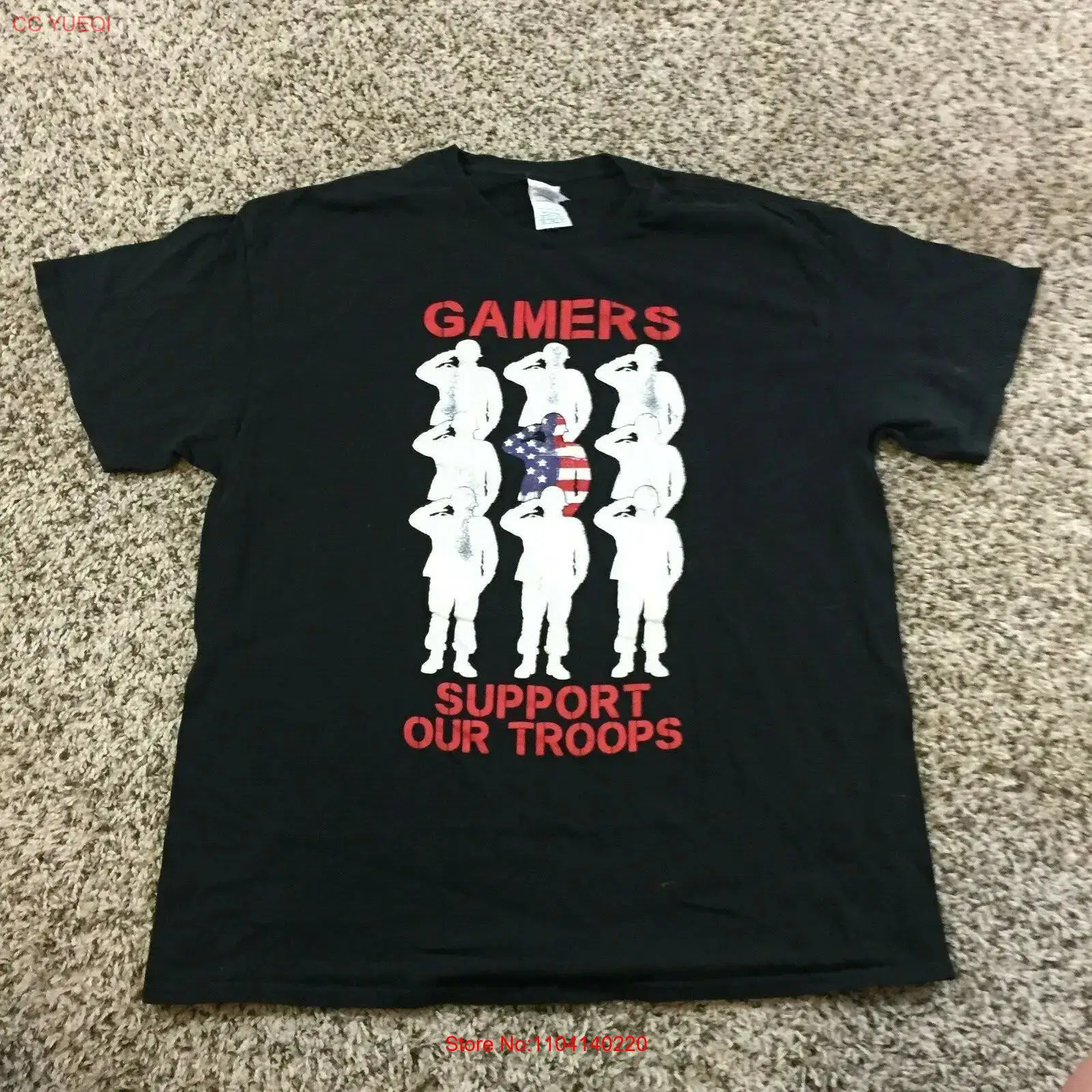 Gamers Support Our Troops Men  - огляд і ціна Vintage Fashion Video
