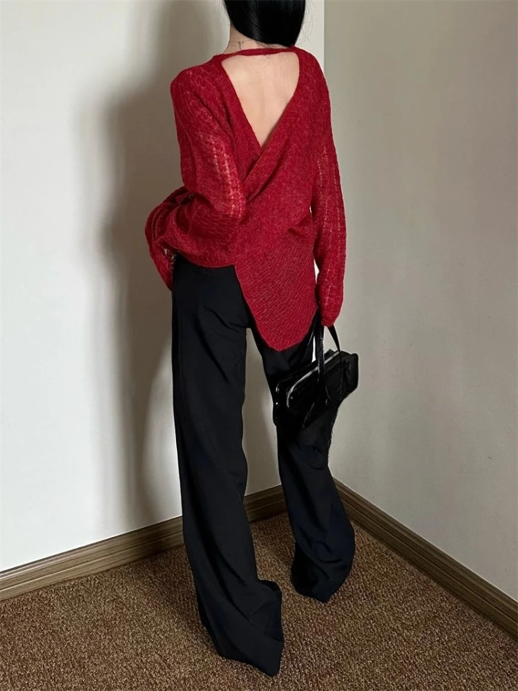 Y2K See-Through Knitted Women' - огляд і ціна Usa Vintage Fashion