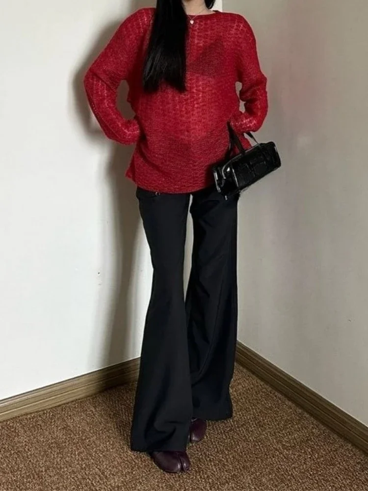 Y2K See-Through Knitted Women' - огляд і ціна Usa Vintage Fashion