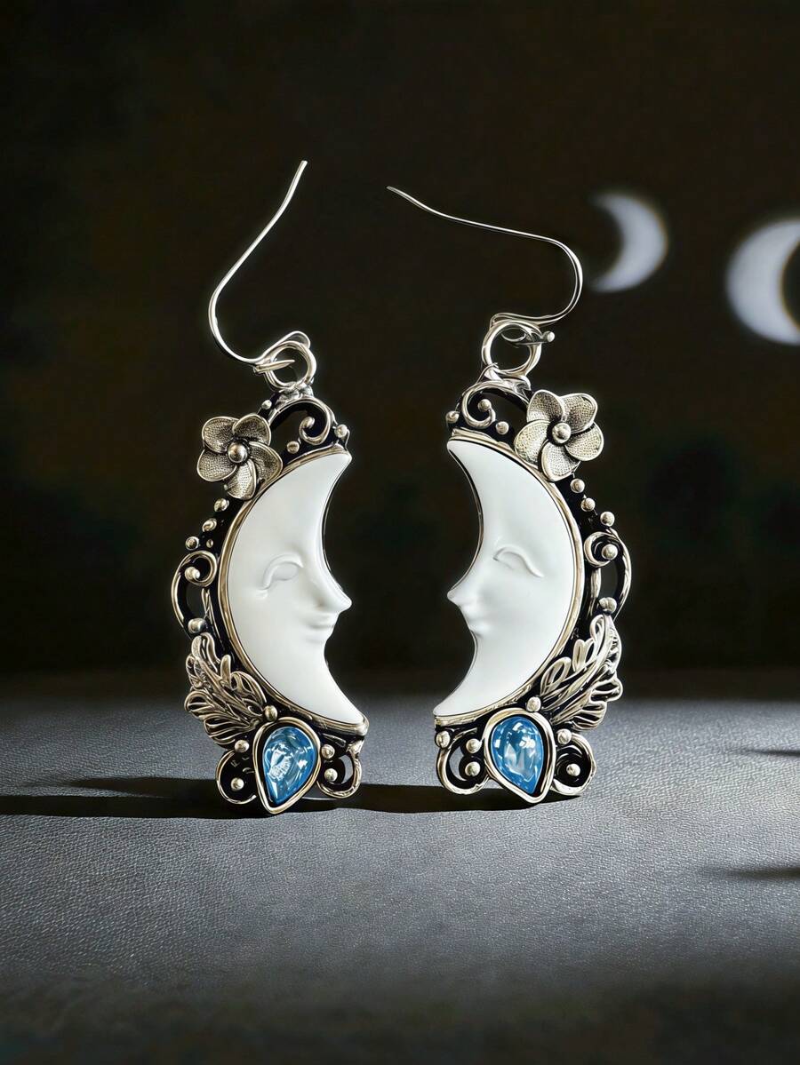1 Pair Vintage New Moon Shaped - огляд і ціна Vintage Fashion Earrings