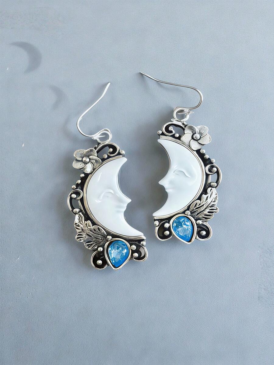1 Pair Vintage New Moon Shaped - огляд і ціна Vintage Fashion Earrings